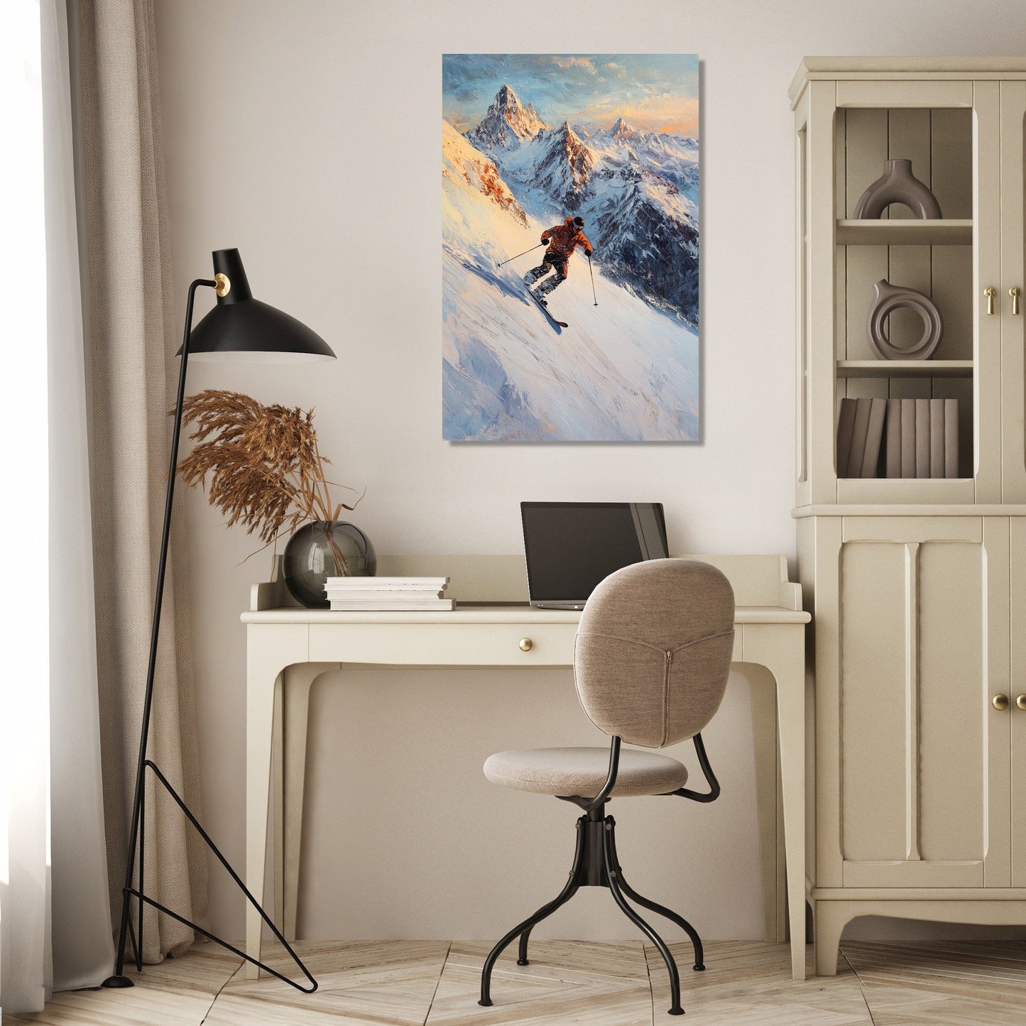 Alpine Adventure Golden Canvas