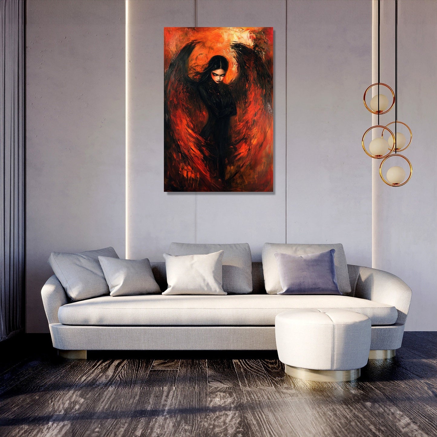 Inferno Monarch Canvas