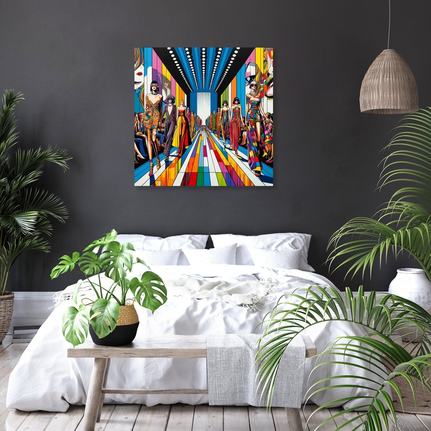 Pop Art Fashion Spectacle Canvas