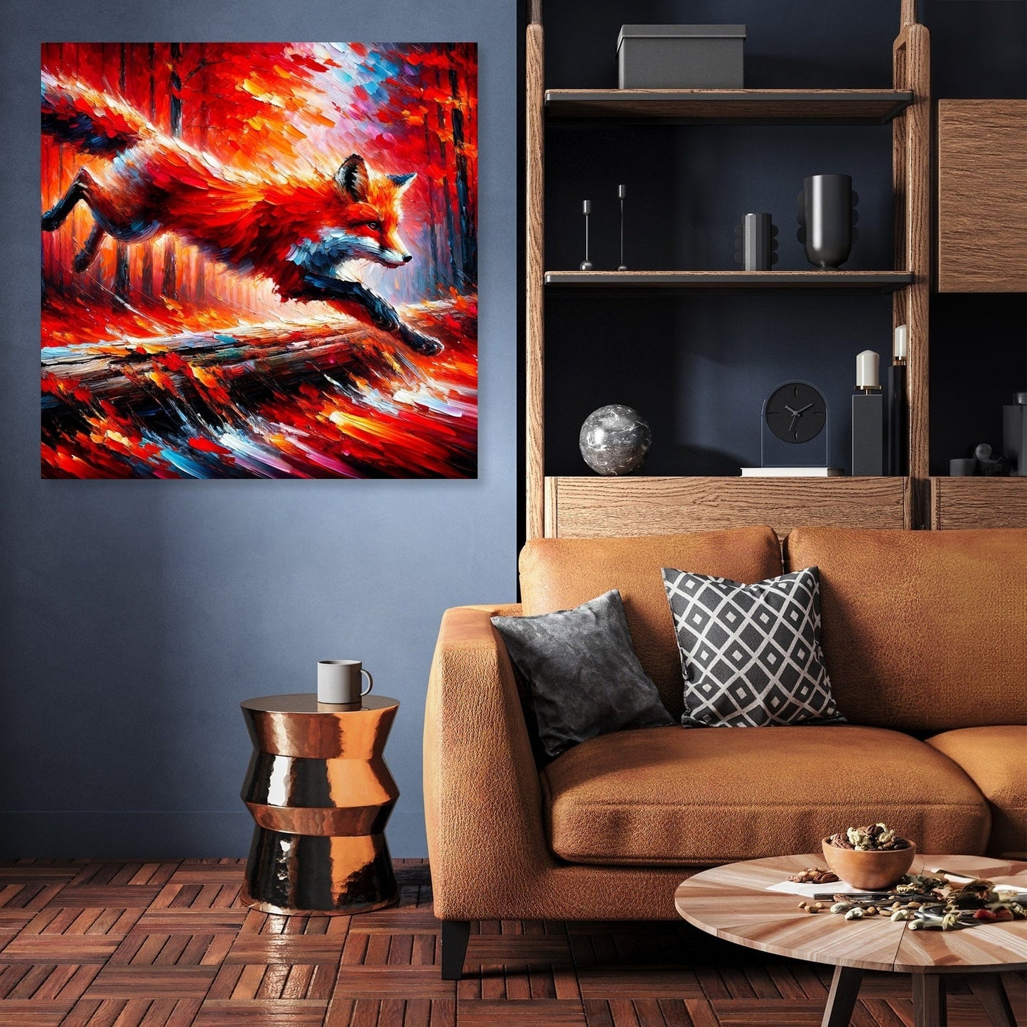 Autumn Leap Canvas