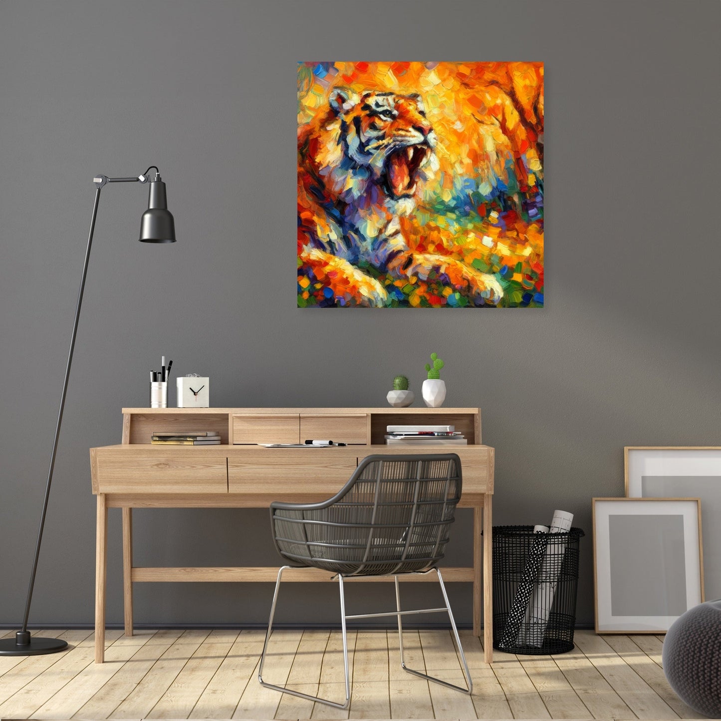 Majestic Tiger Roar Canvas