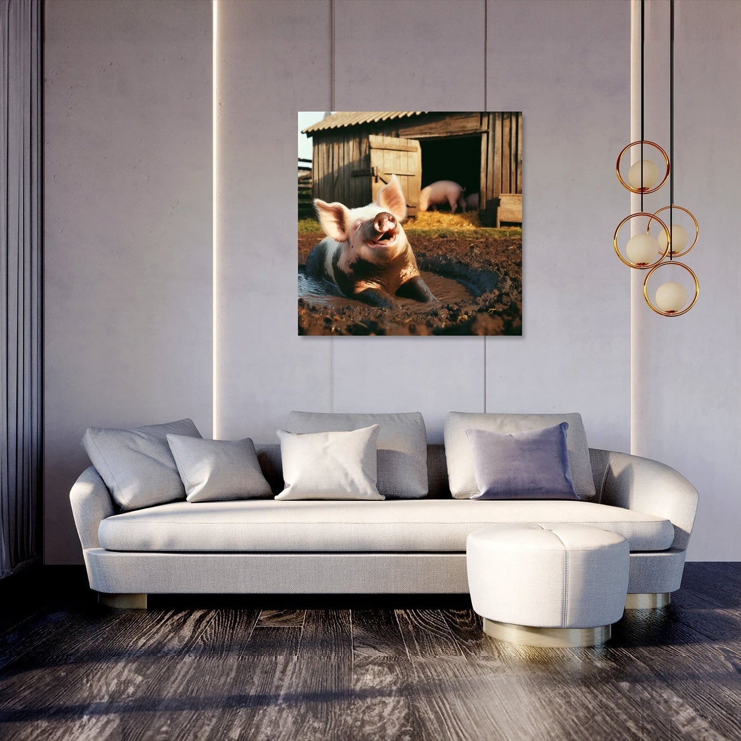 Muddy Bliss Canvas