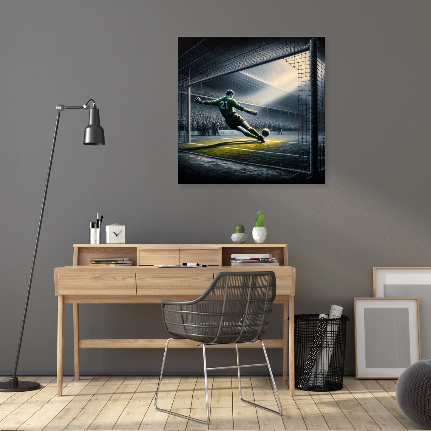 Goalkeeper's Moment Canvas