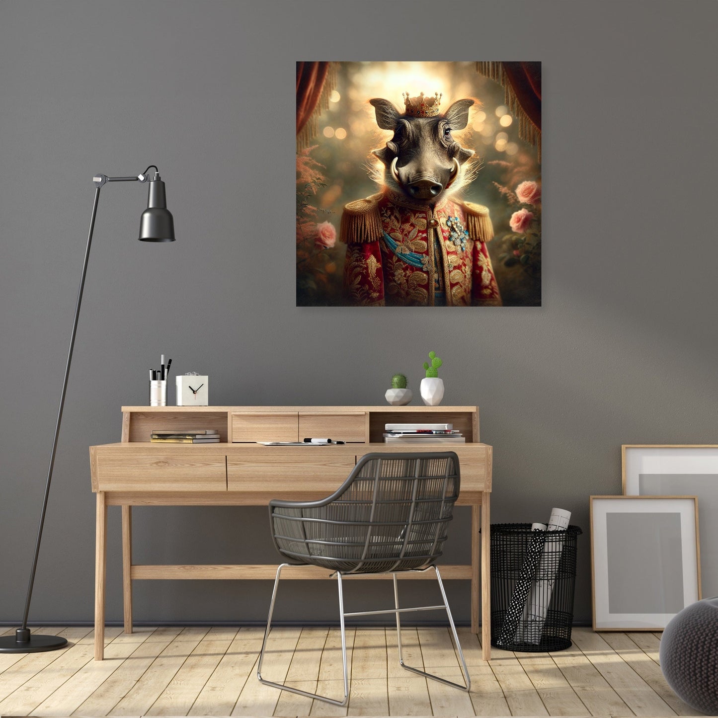 Regal Warthog Dawn Canvas