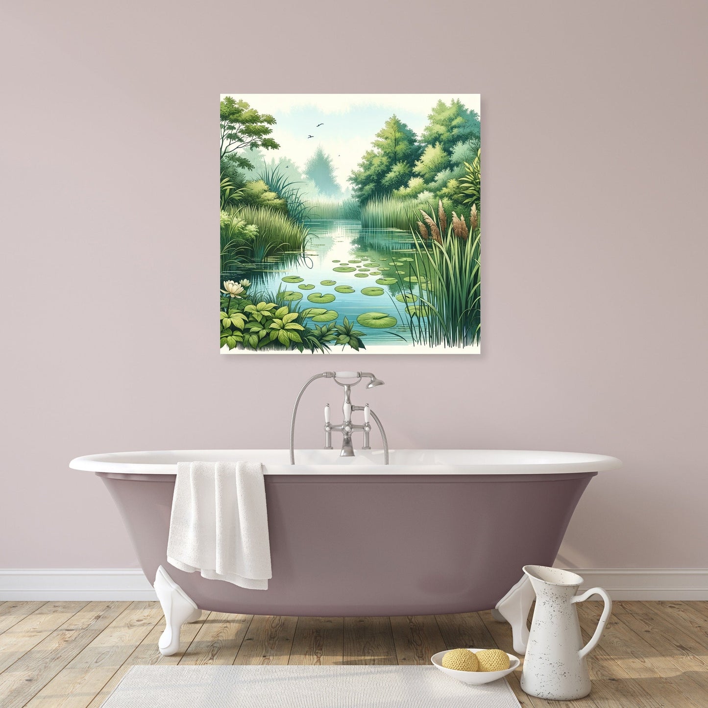 Tranquil Pond Canvas