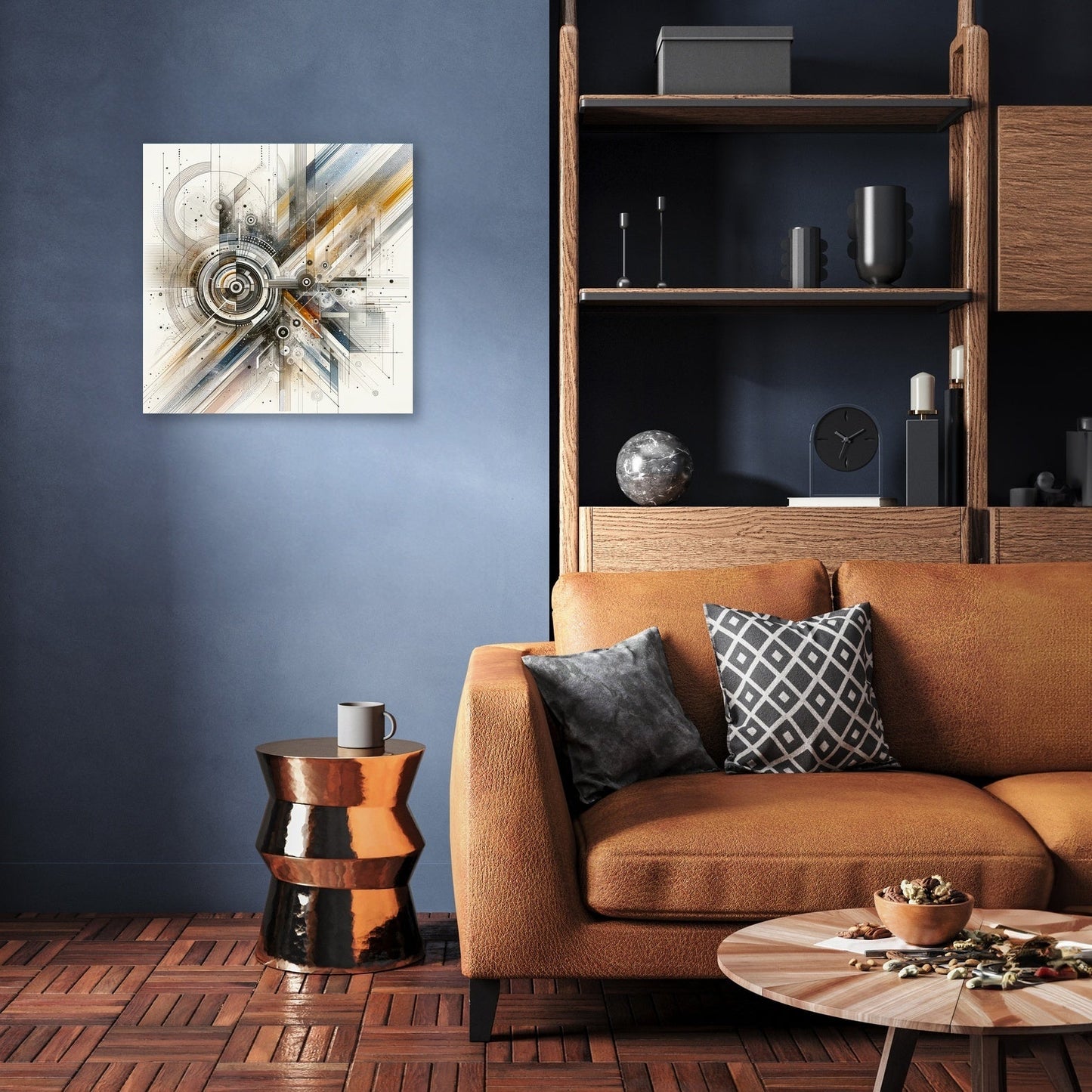 Lens of Time: Visions in Abstract Canvas
