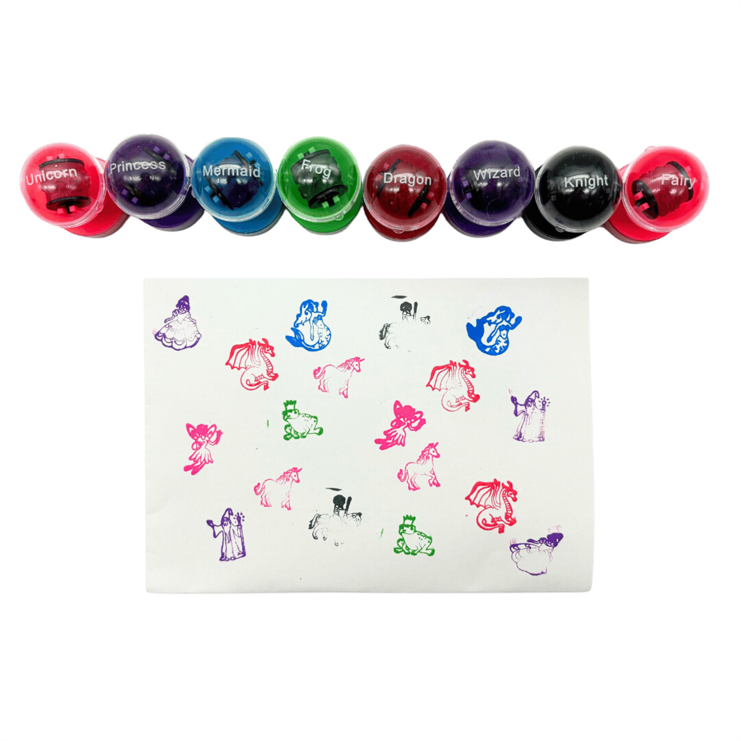 Double Sided Self Inking Fantasy Stamper with Roller (single)