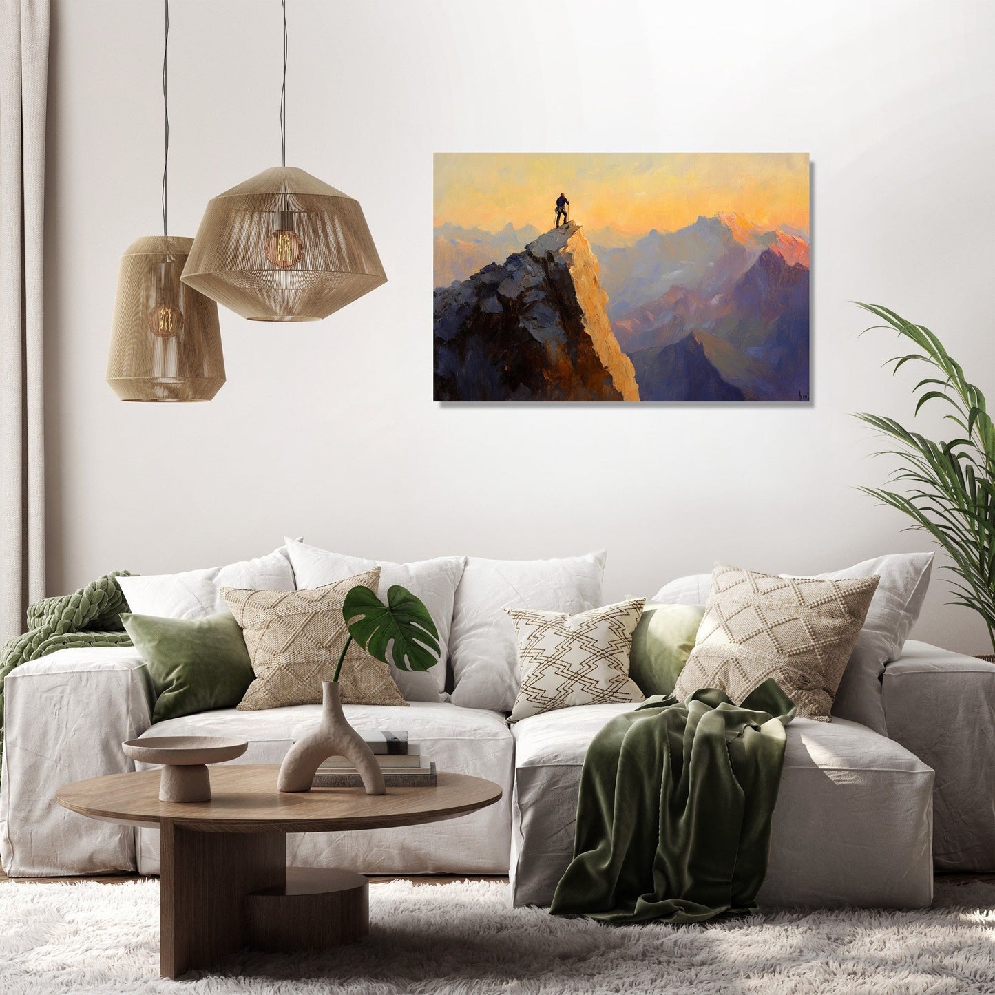 Courageous Ascent Canvas
