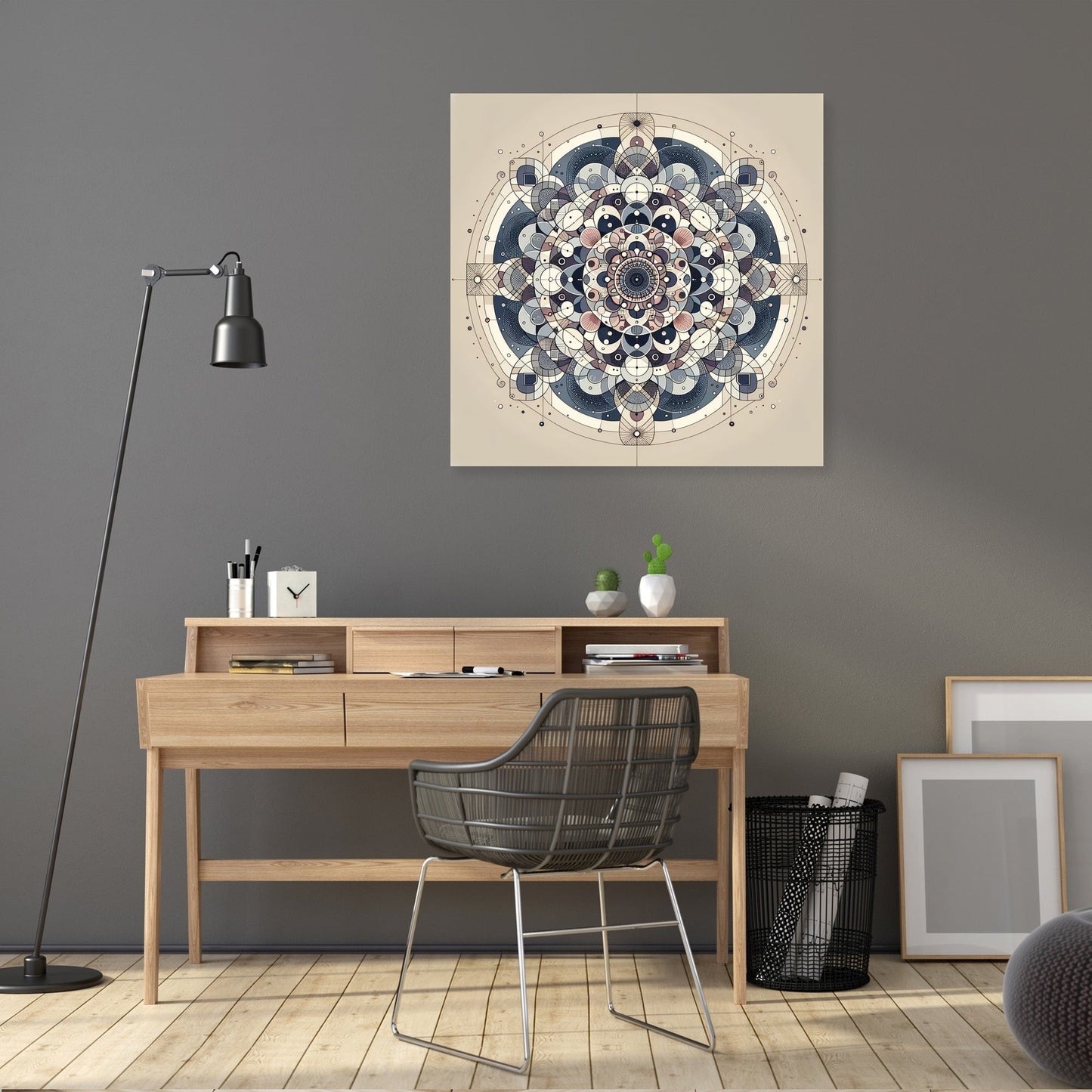 Tranquil Symmetry Canvas