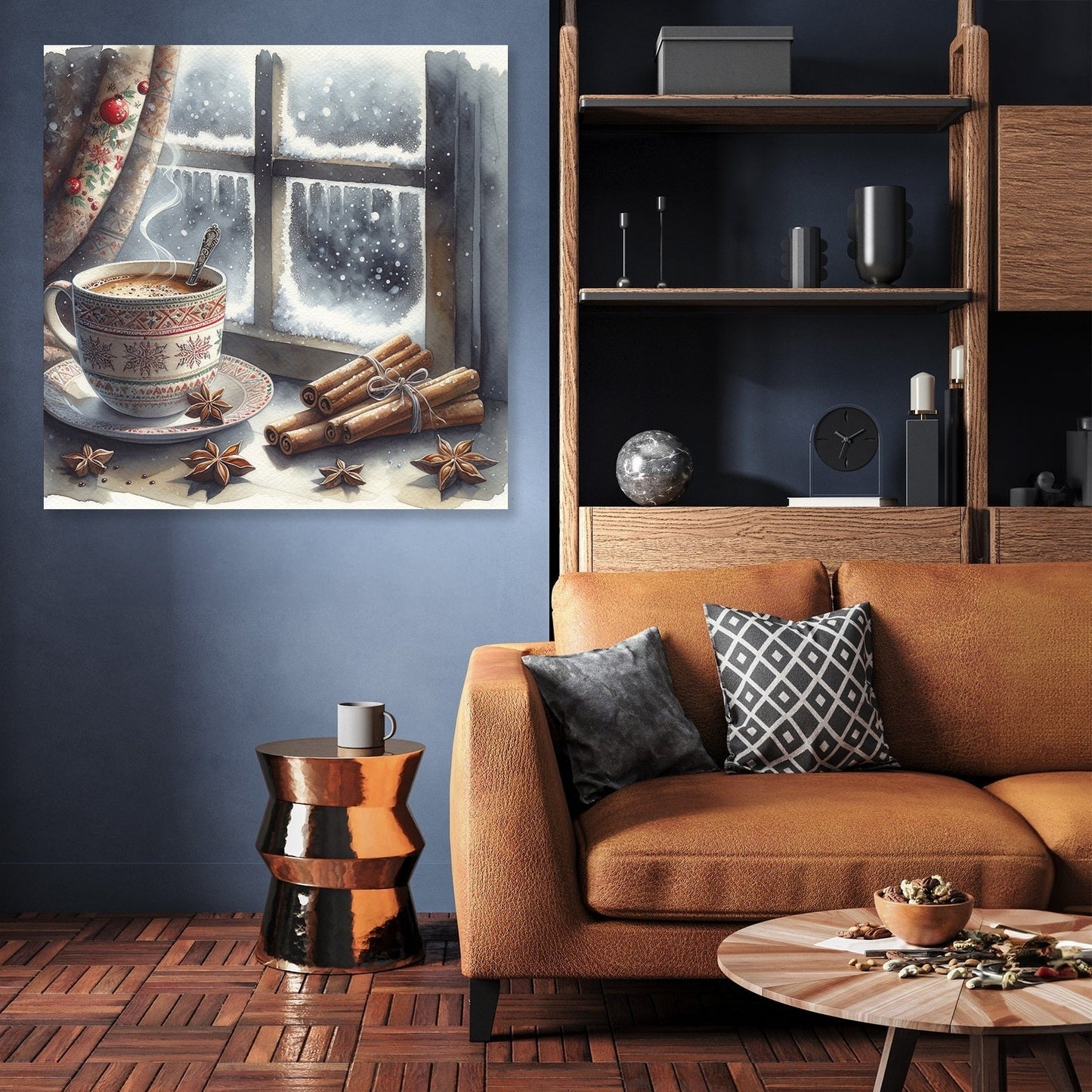 Solitary Winter Reflections Canvas