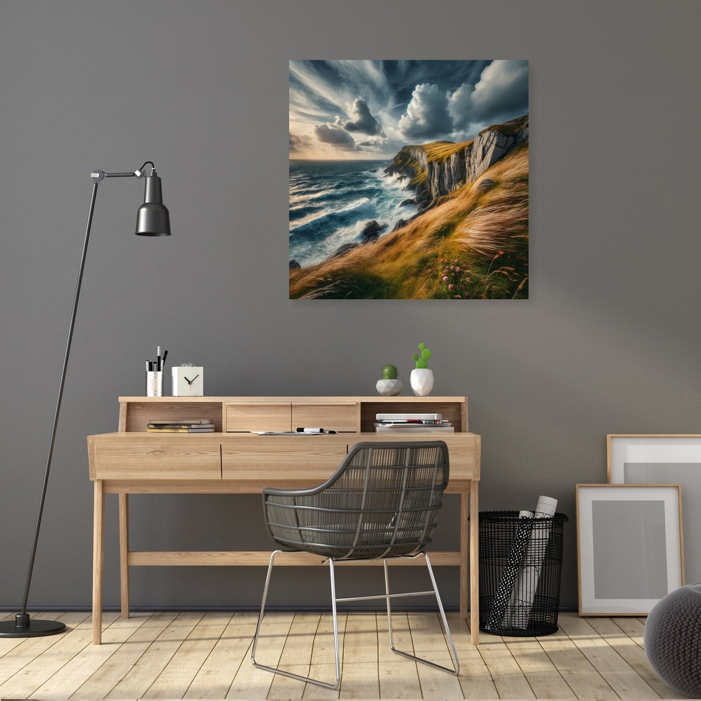 Windy Cliffside Canvas