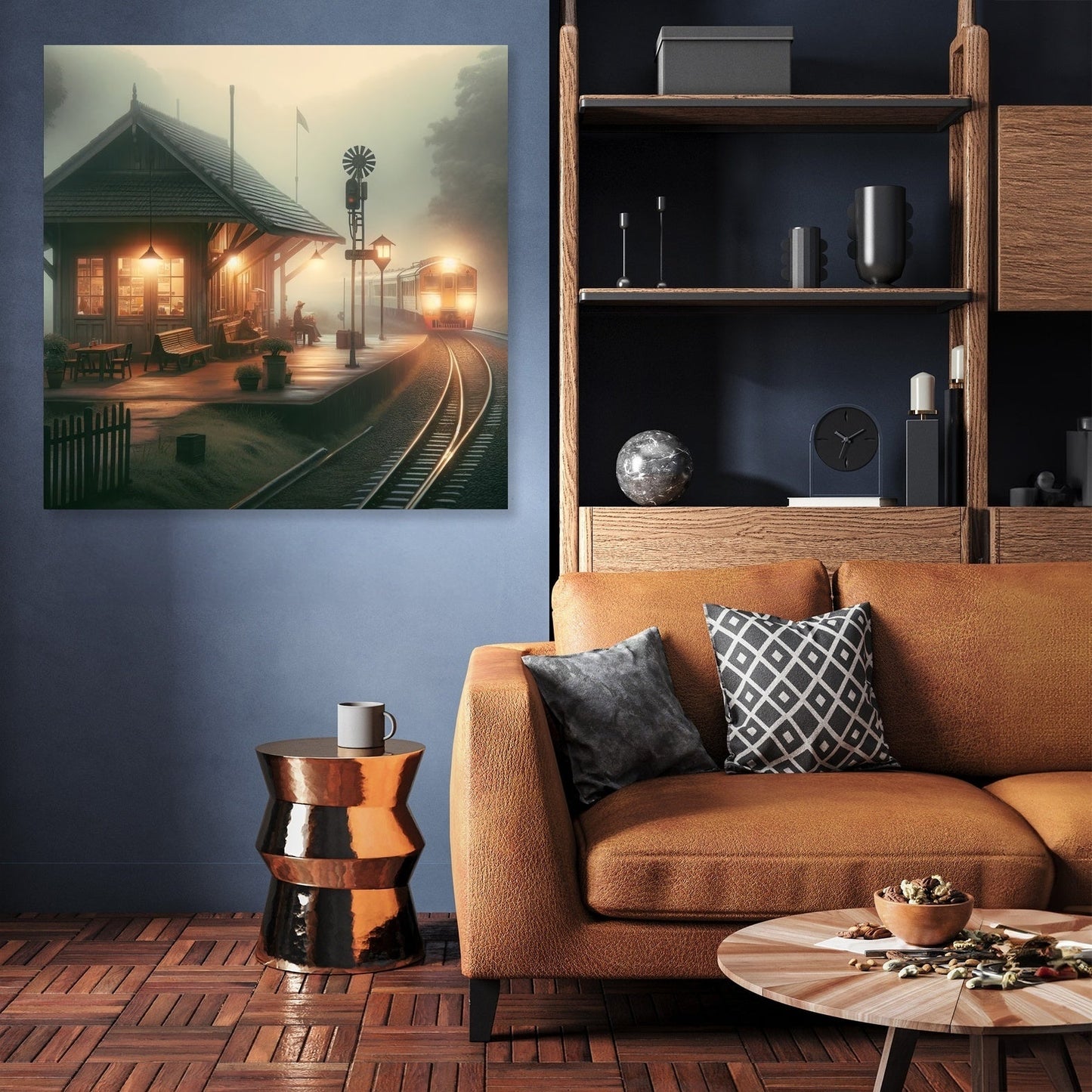 Dawn's Quiet Station Canvas