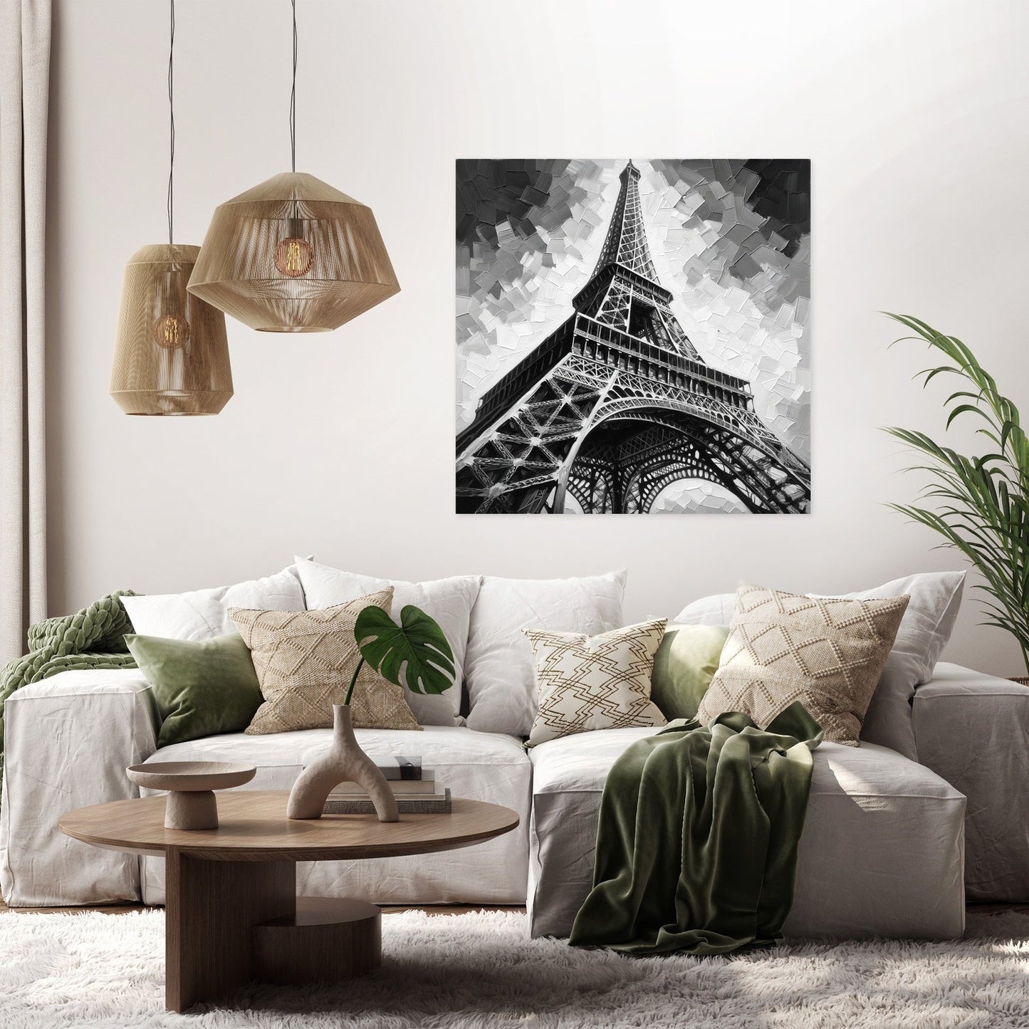 Mystique of Paris Eiffel Tower Canvas