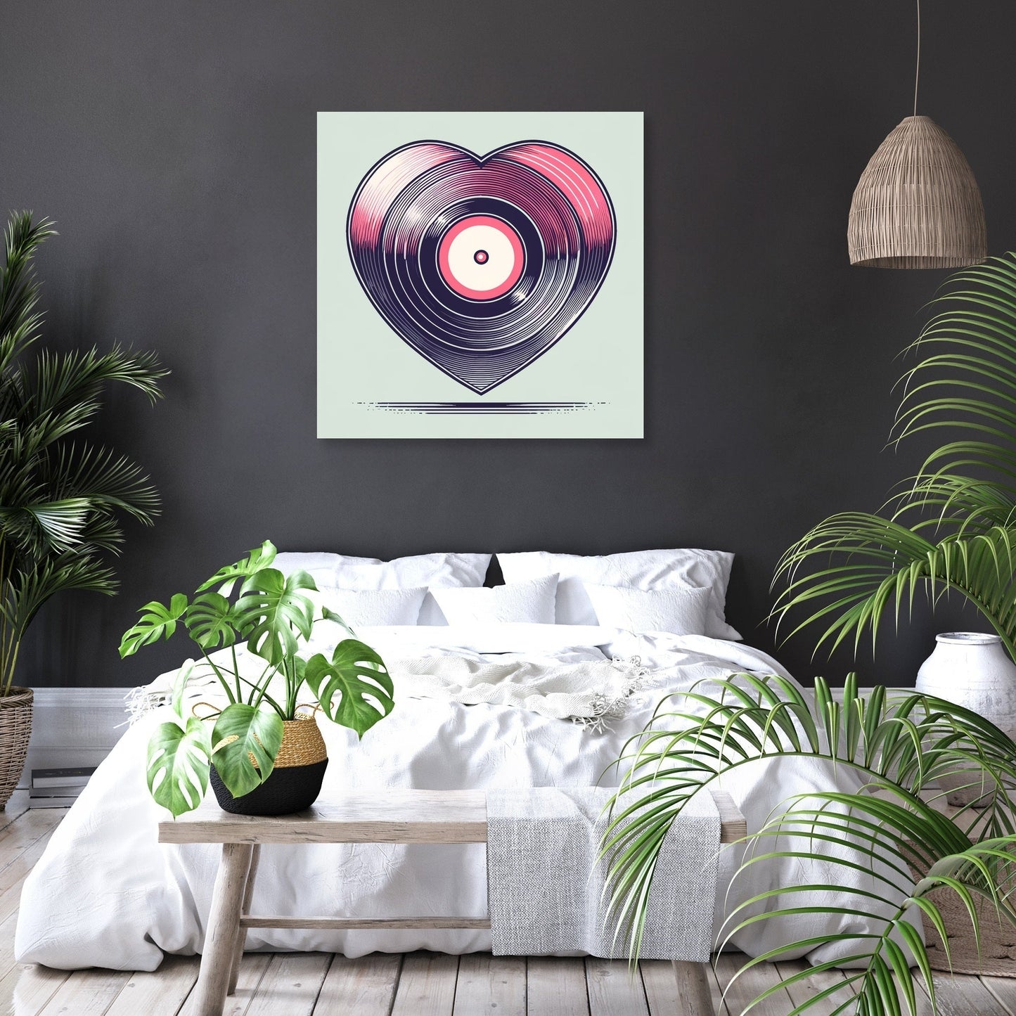 Retro Romance Canvas