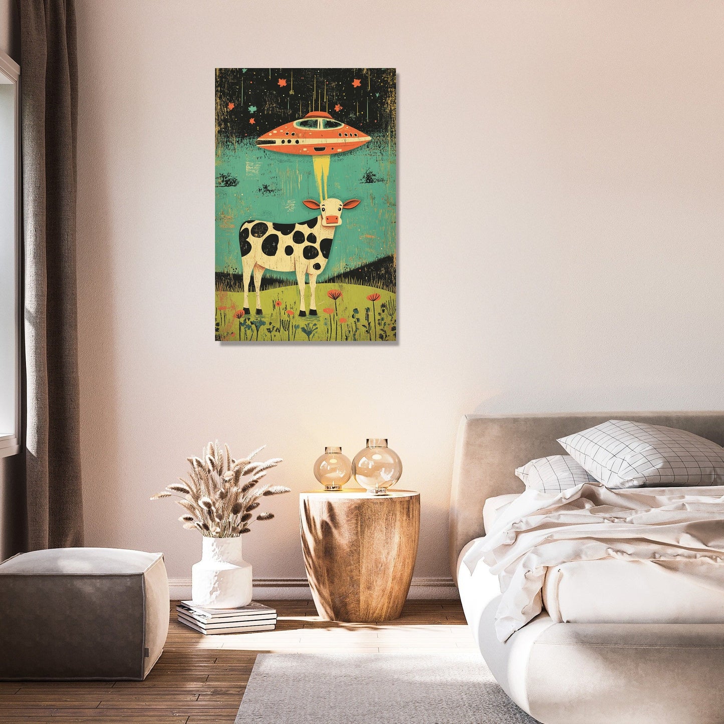 Cosmic Cow Canvas