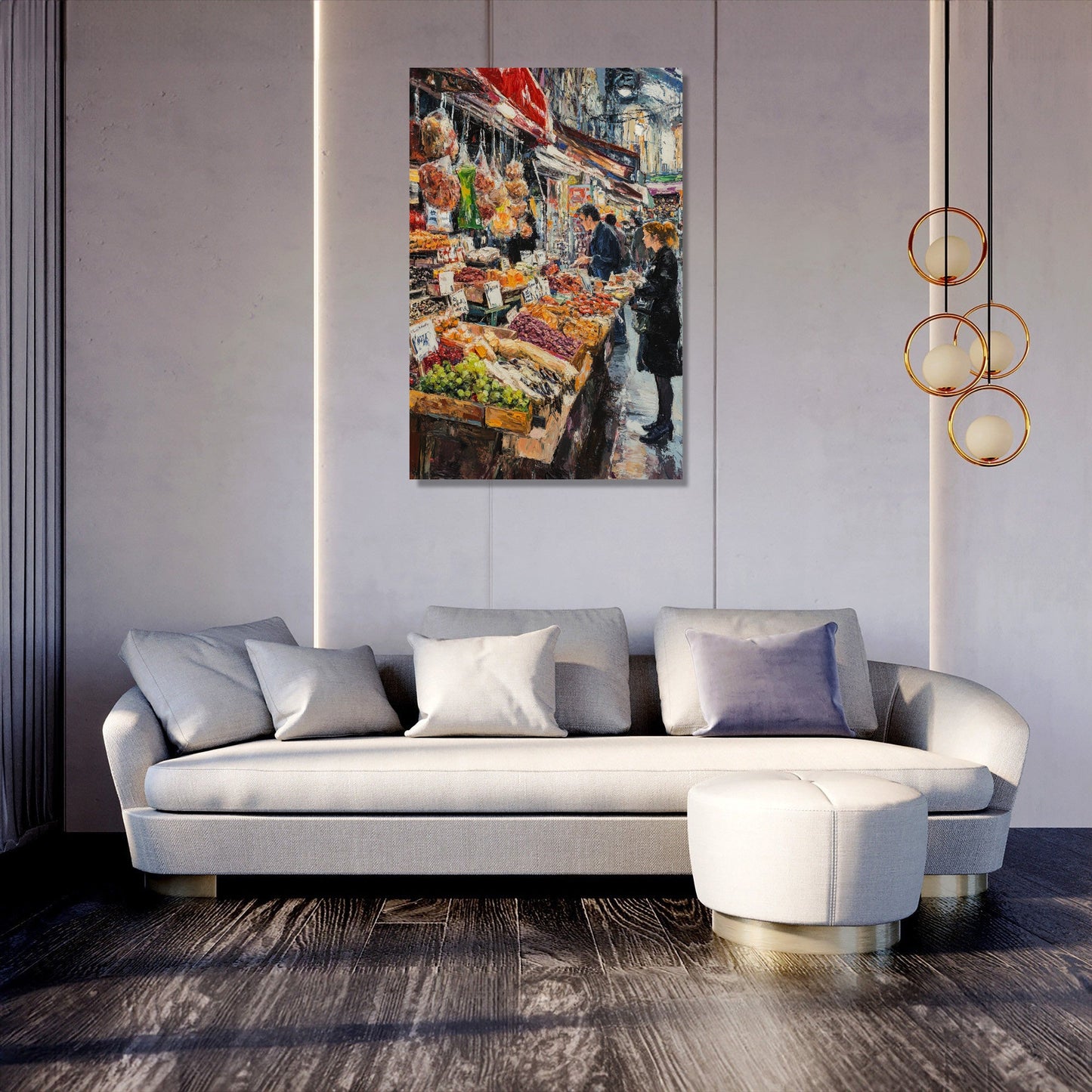 Victor Hugo Market Canvas