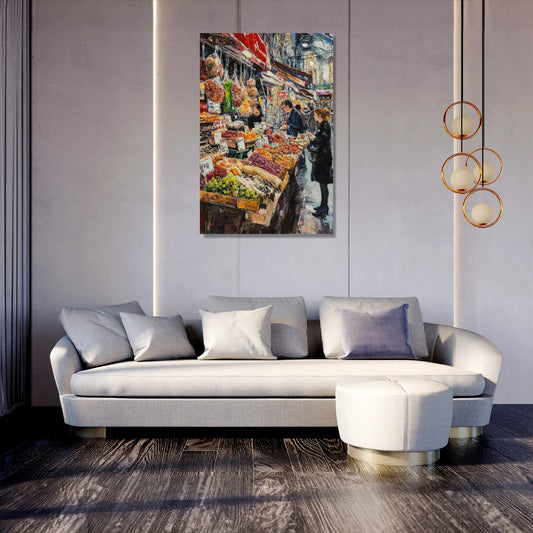 Victor Hugo Market Canvas