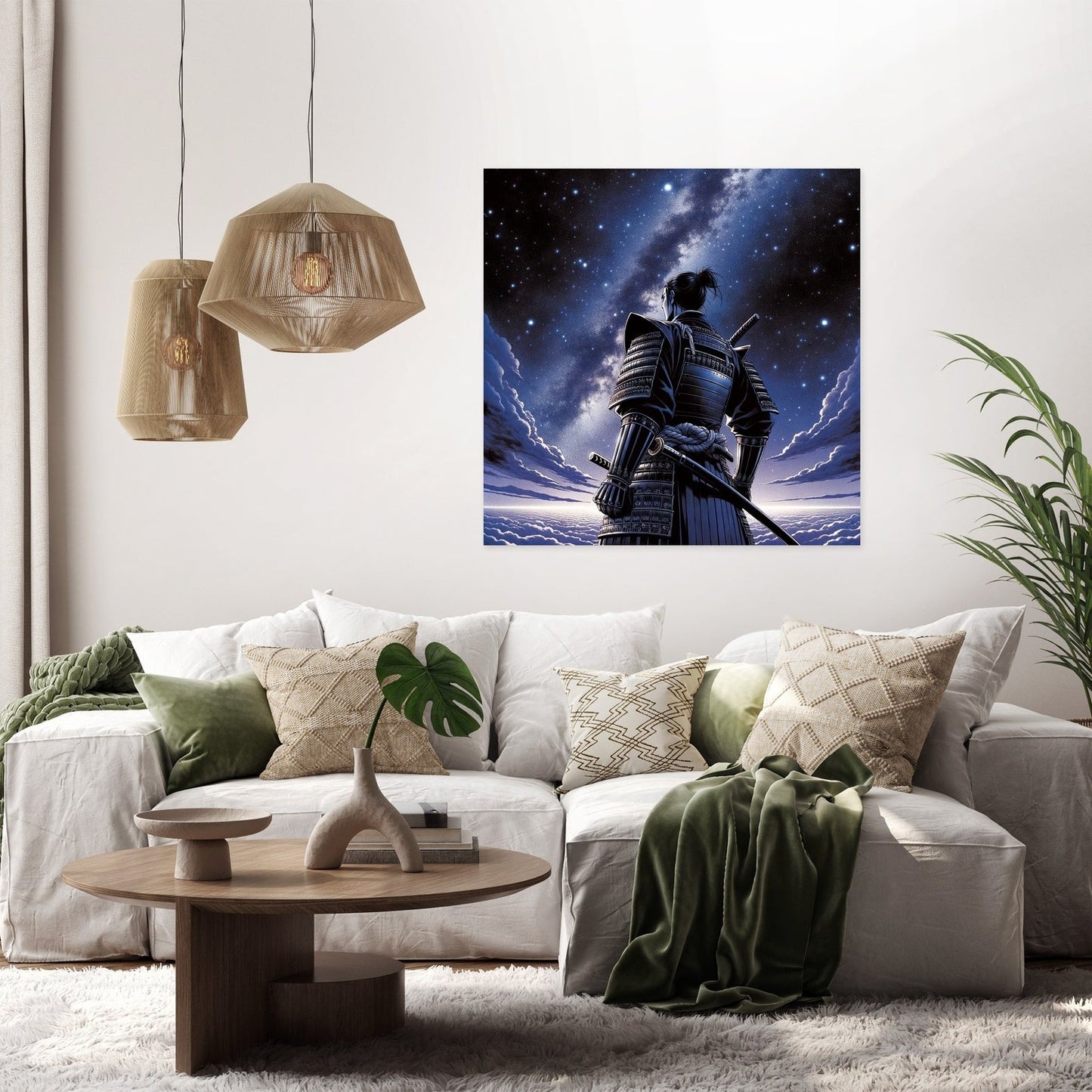 Cosmic Samurai Canvas