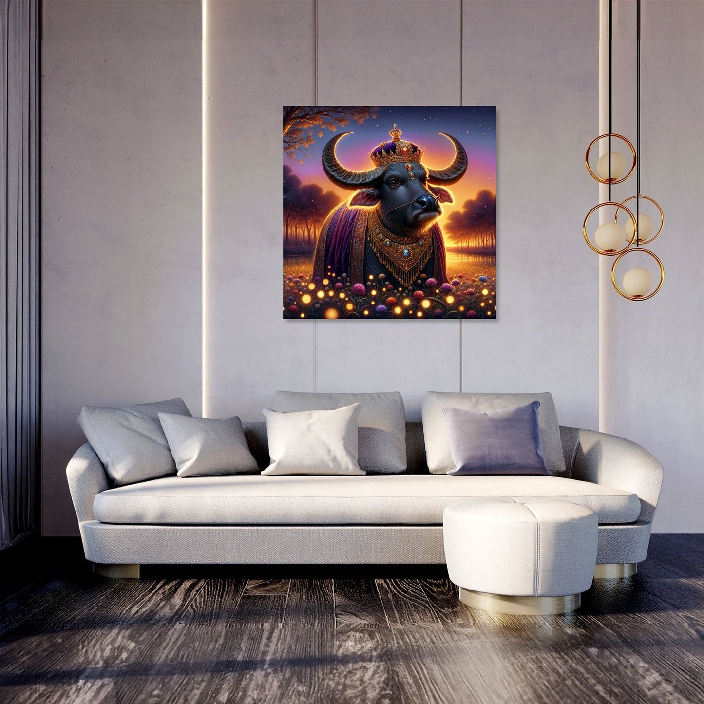 Regal Buffalo Twilight Canvas