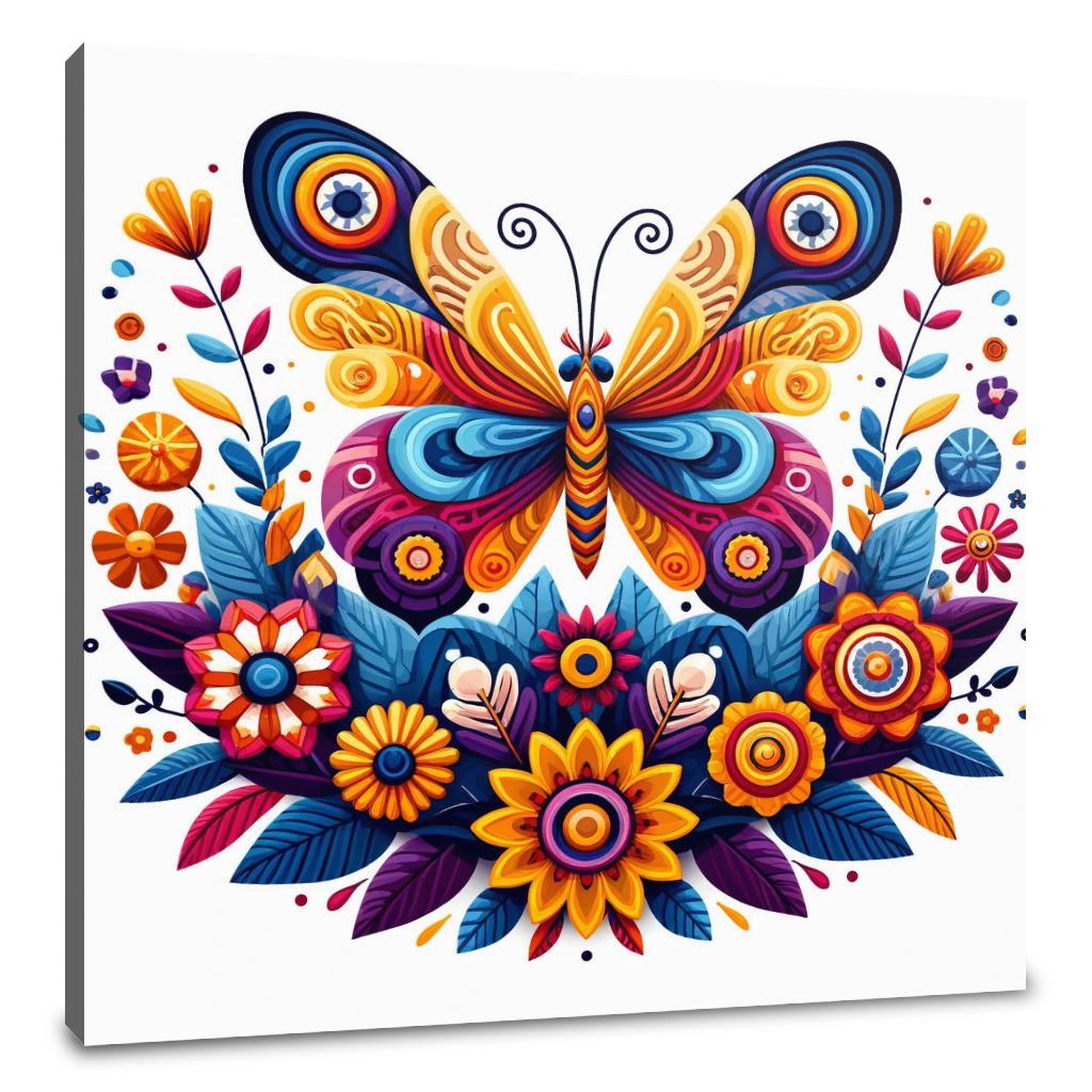 Butterfly Garden Canvas