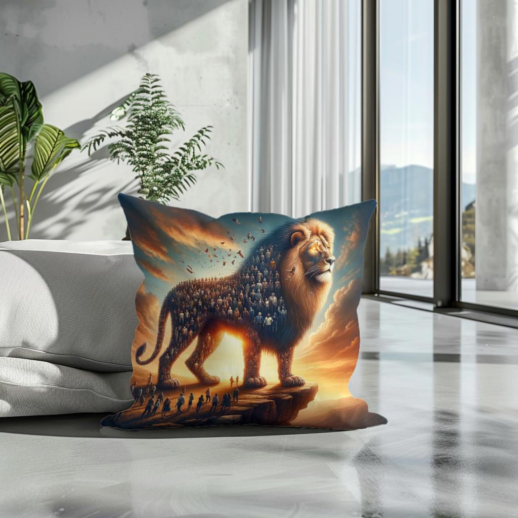Lion's United Loyalty Cotton Cushion