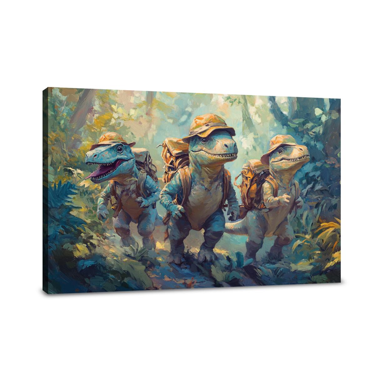 Dino Explorer's Adventure Canvas