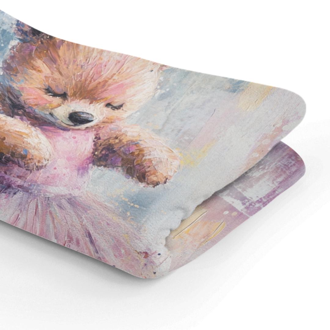 Joyful Ballerina Bear Blanket