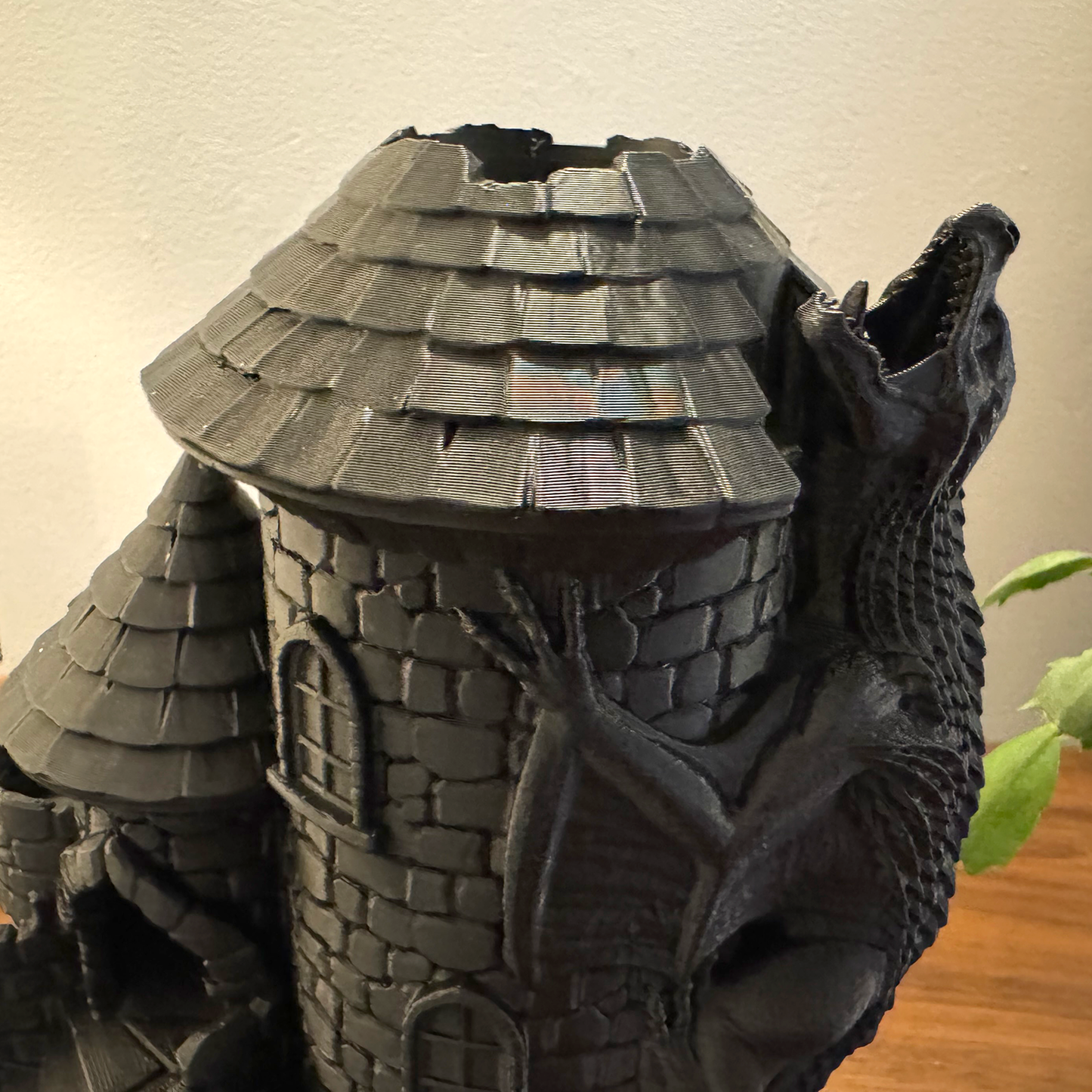 Dragon's Breath Dice Tower: 3D Printed Castle for D&D & Tabletop RPGs