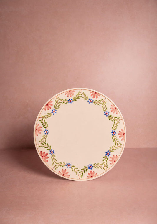 Camilla Dinner Plate, Green Garland Set of 4