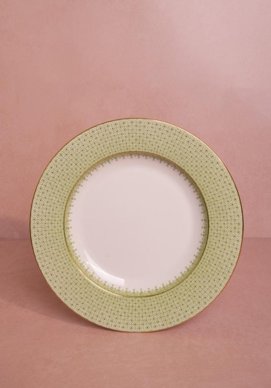 Green Apple Lace Dinner Plates - Set of 4