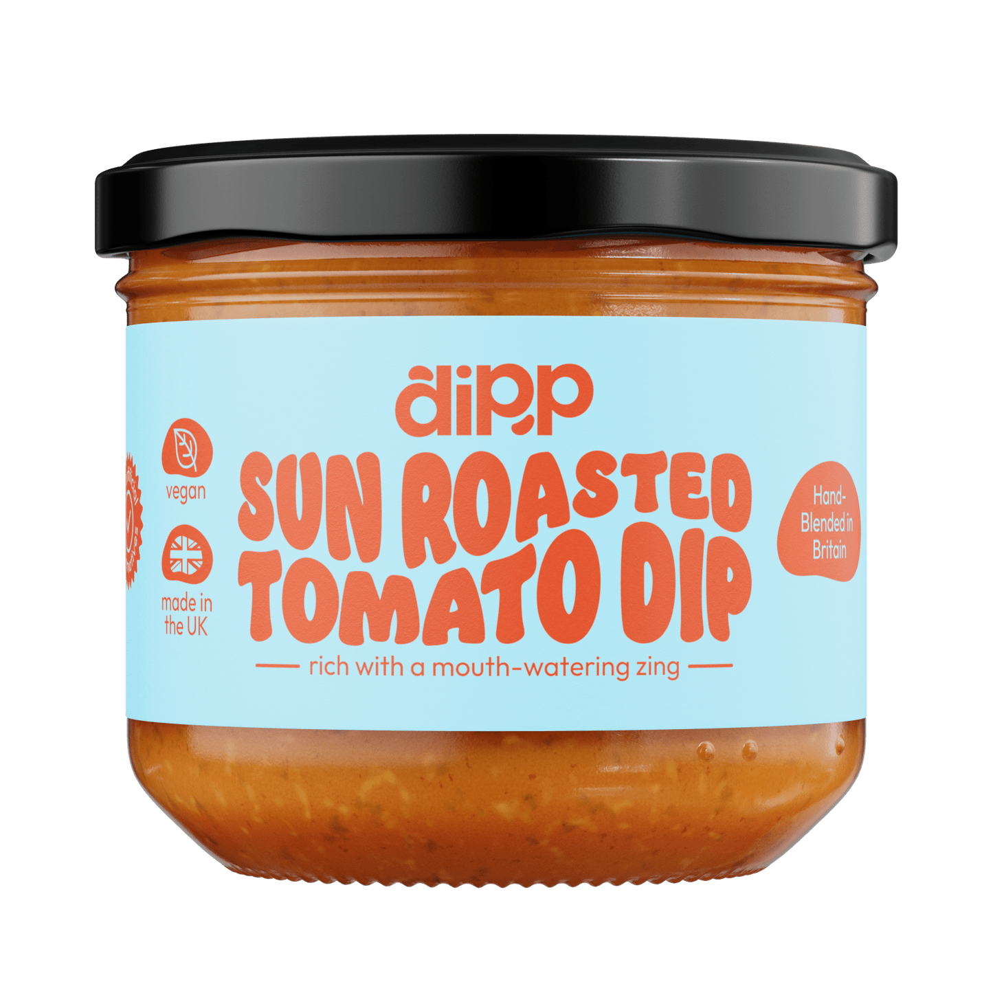 Dipp Sun Roasted Tomato Dip 350g – Rich Tomato Dip with No Artificial Preservatives