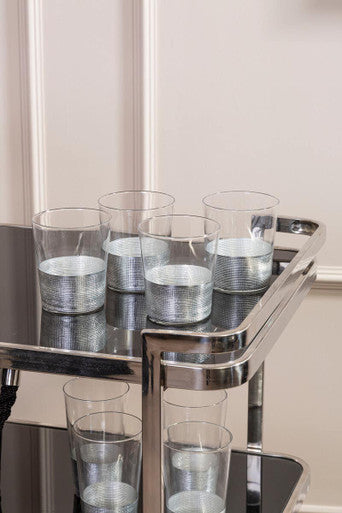 Set Of Four Apollo Clear Glass Tumblers