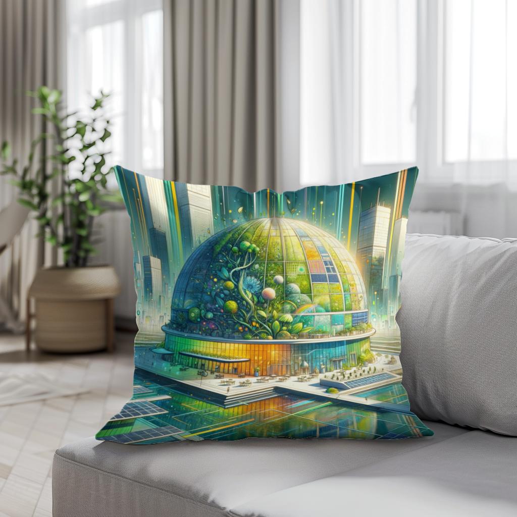 Future Greensphere Cotton Cushion