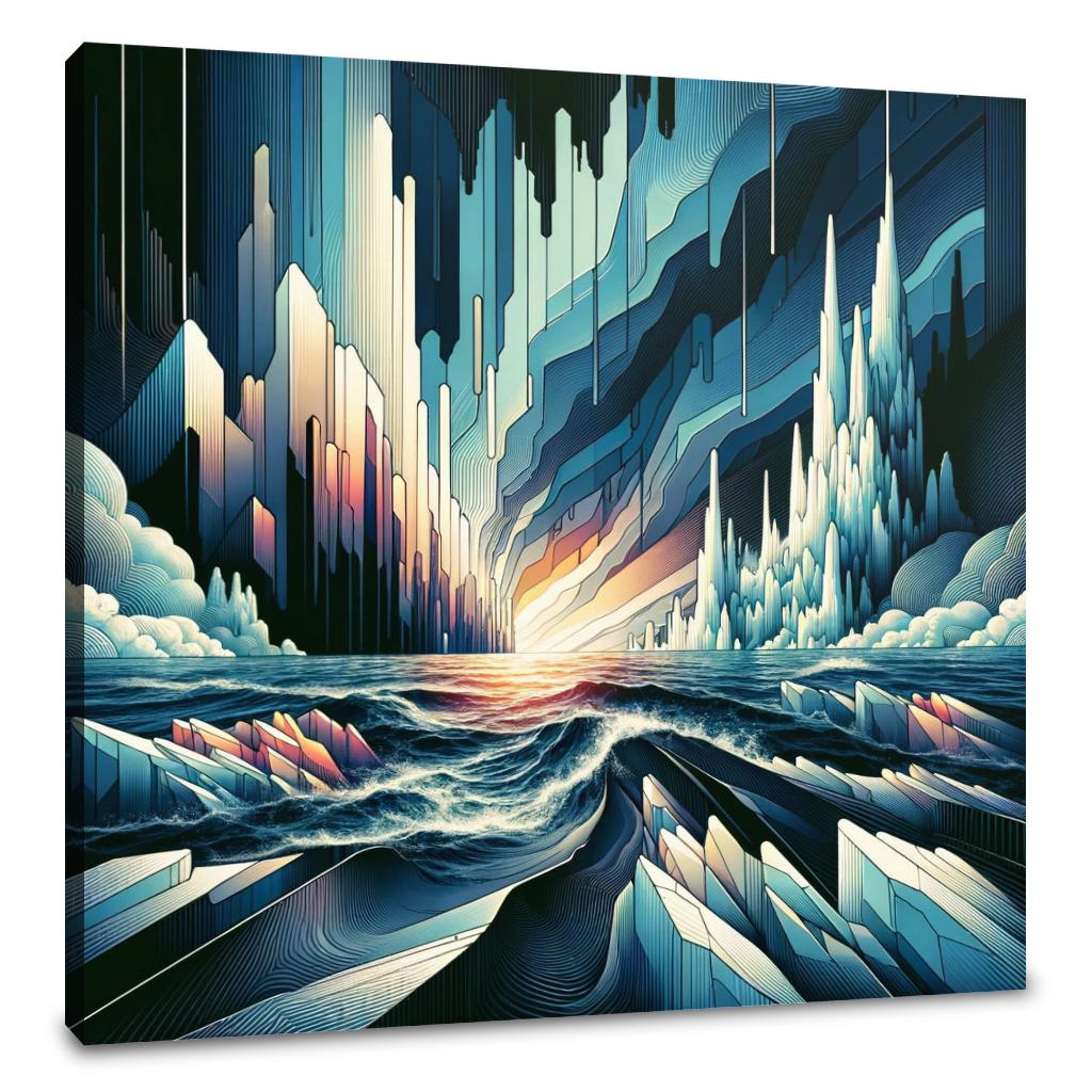 Frozen Waters Canvas
