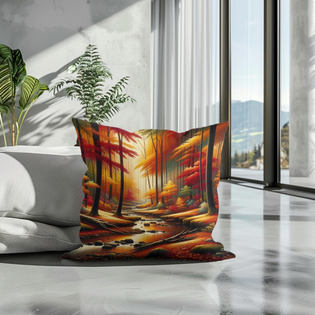 Autumn Melody Cotton Cushion