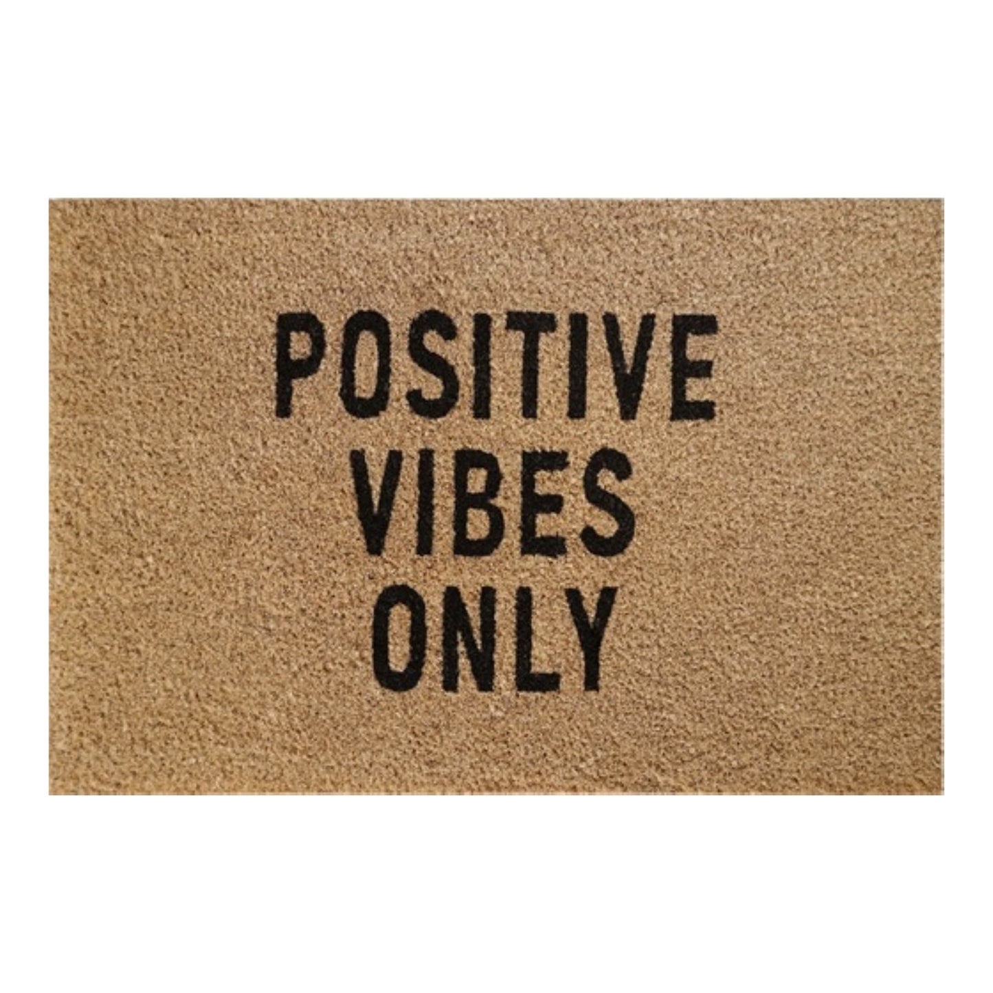 Doormat 60cm x 40cm - 'Positive Vibes Only'