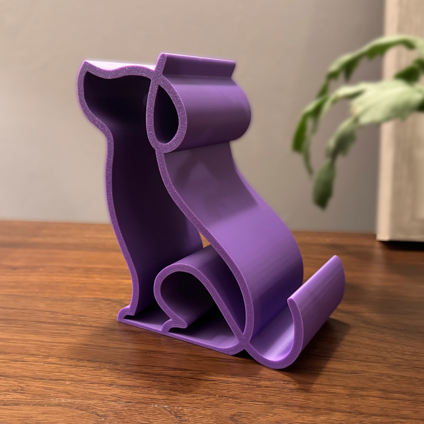 Dog Phone Stand | 3D Printed Cute Desk Accessory for Pet Lovers