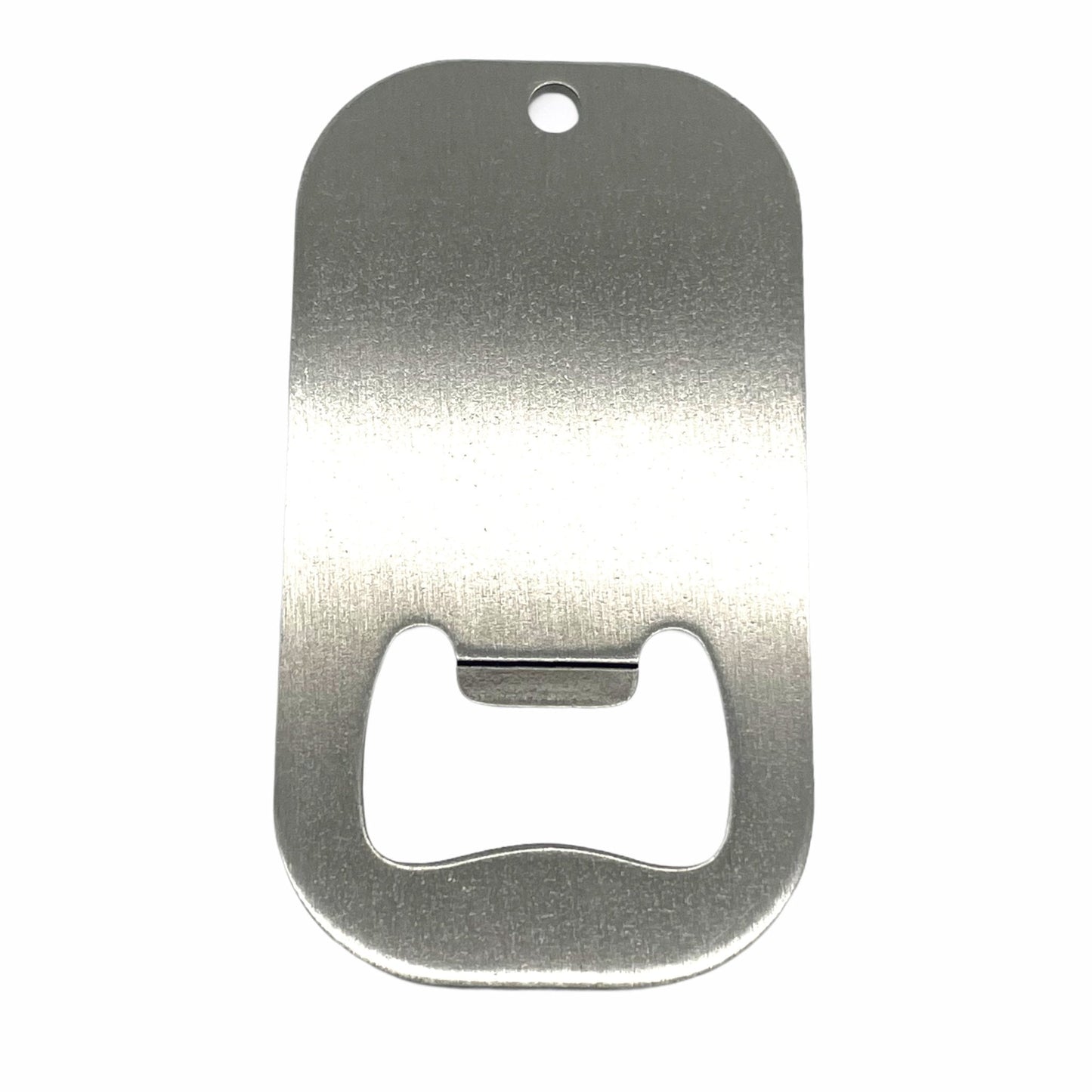 Dog Tag Shaped Stainless Steel Bottle Opener