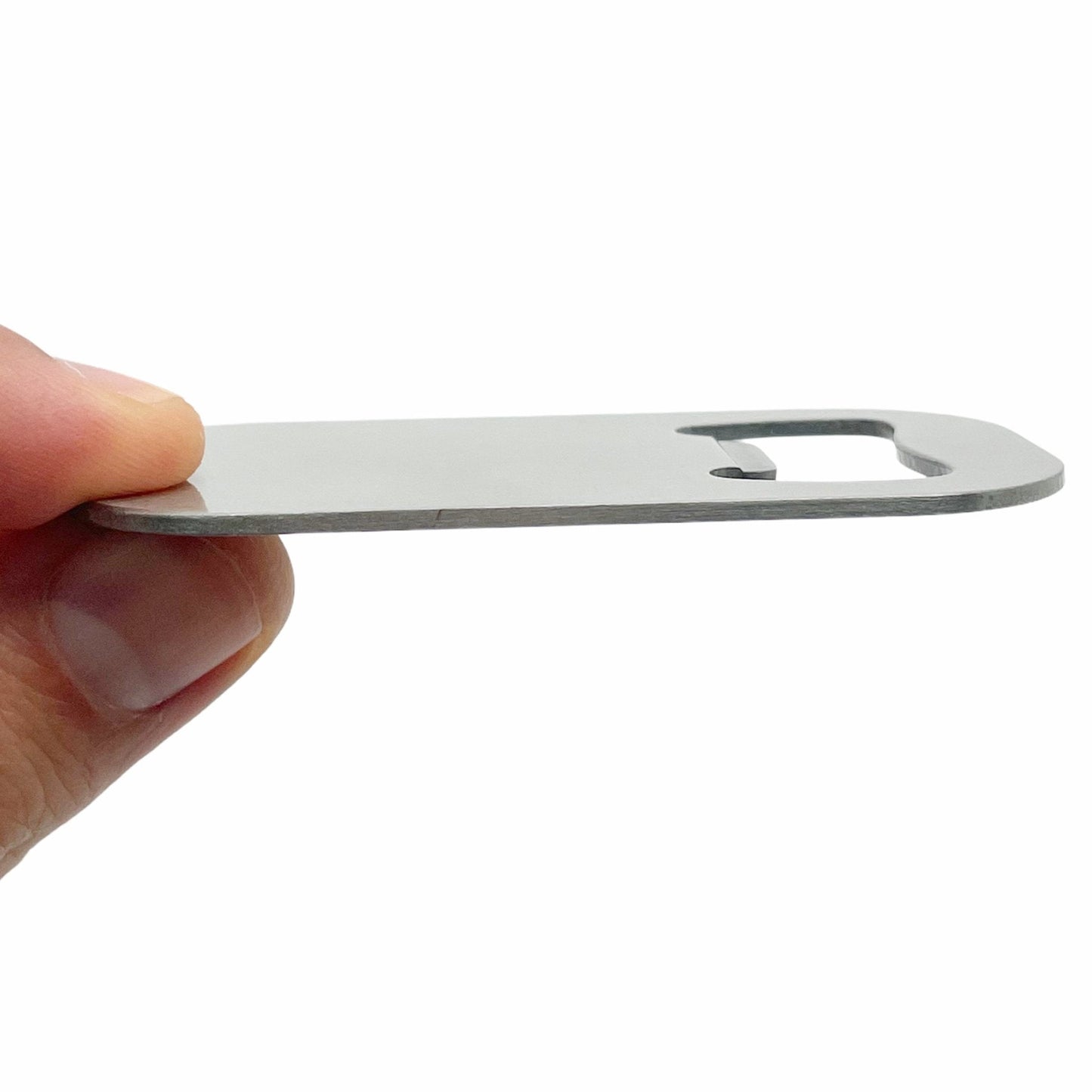 Dog Tag Shaped Stainless Steel Bottle Opener