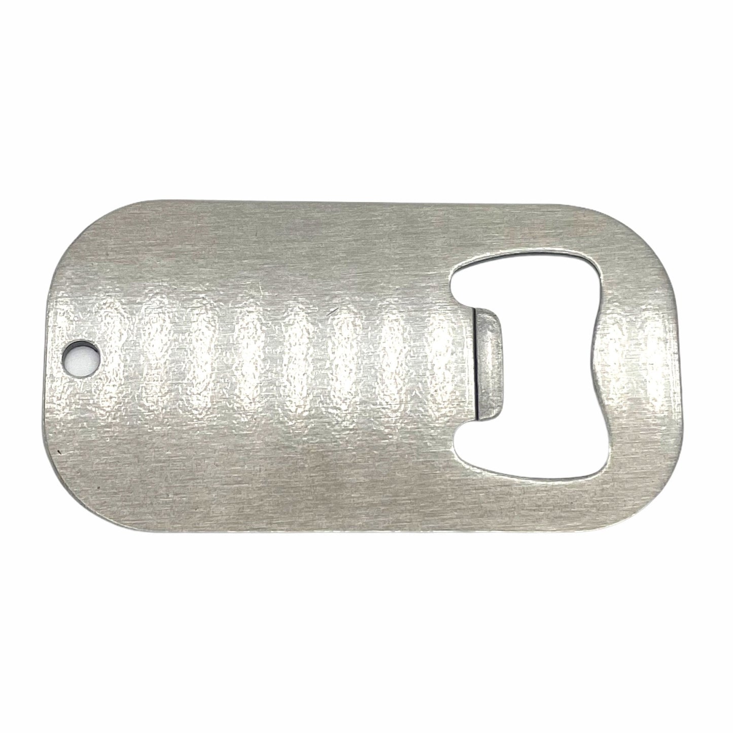 Dog Tag Shaped Stainless Steel Bottle Opener