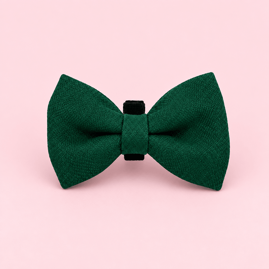 Dog Bow Tie - Forest Green