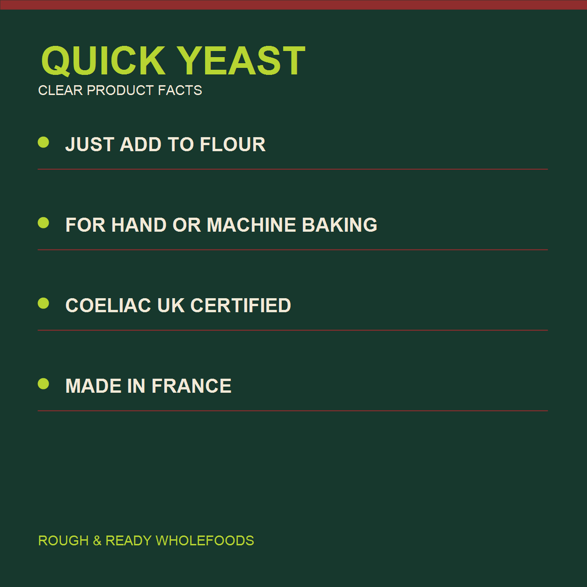 Doves Farm Quick Yeast