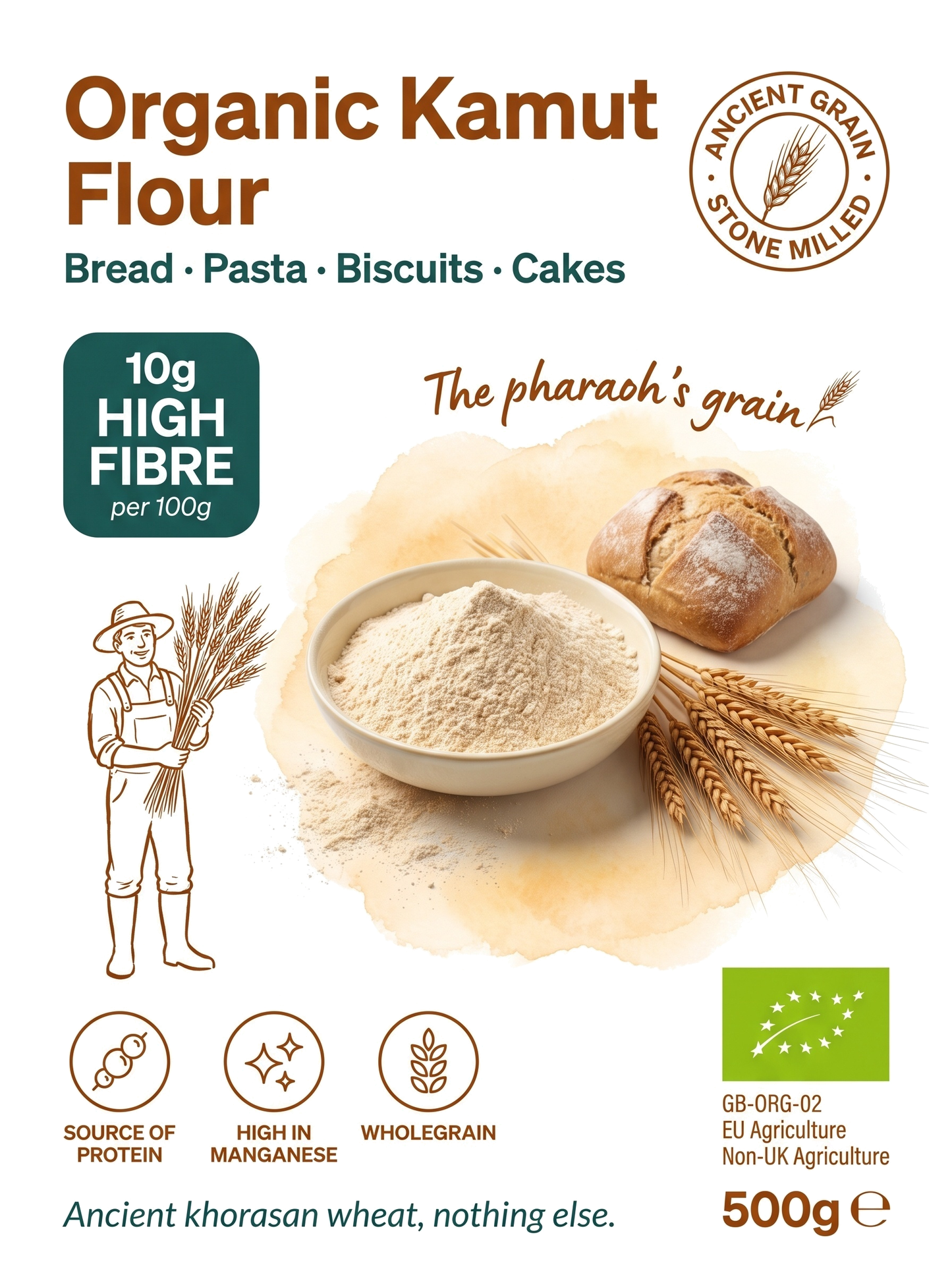 Organic Kamut Flour
