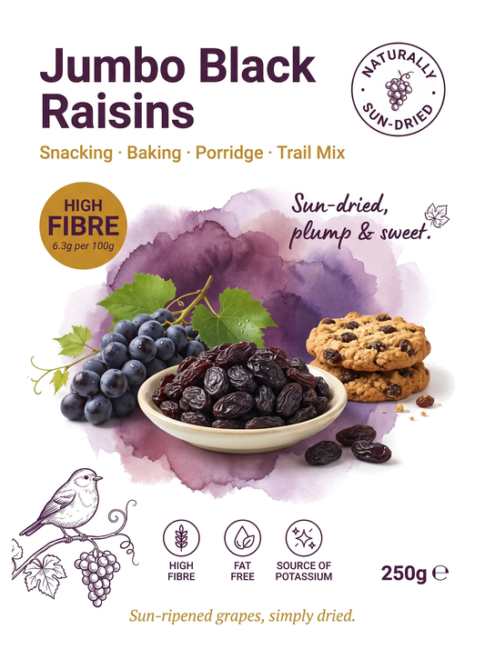 Jumbo Black Raisins