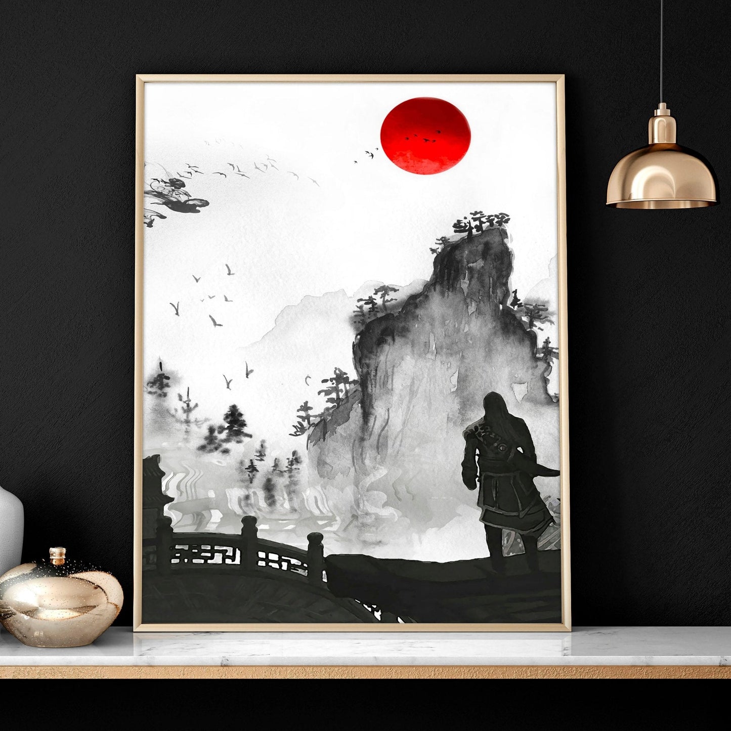 Wall art dragon | set of 3 wall art prints