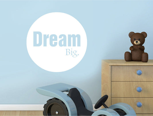 Dream Big Quote Wall Sticker