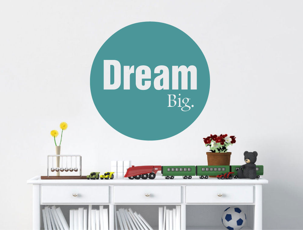 Dream Big Quote Wall Sticker
