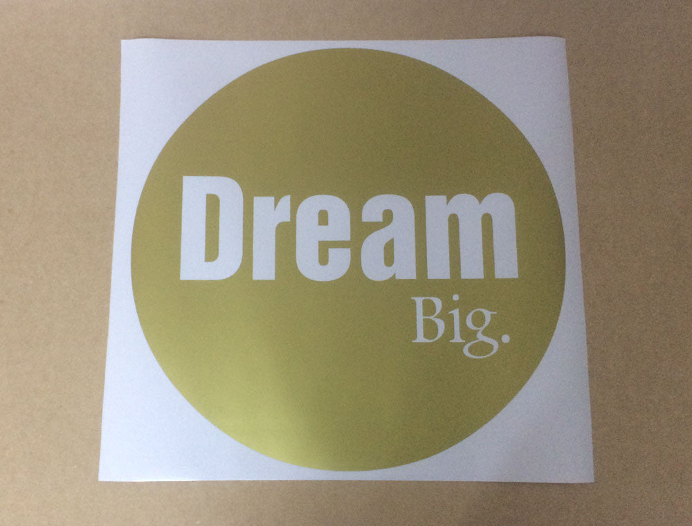 Dream Big Quote Wall Sticker