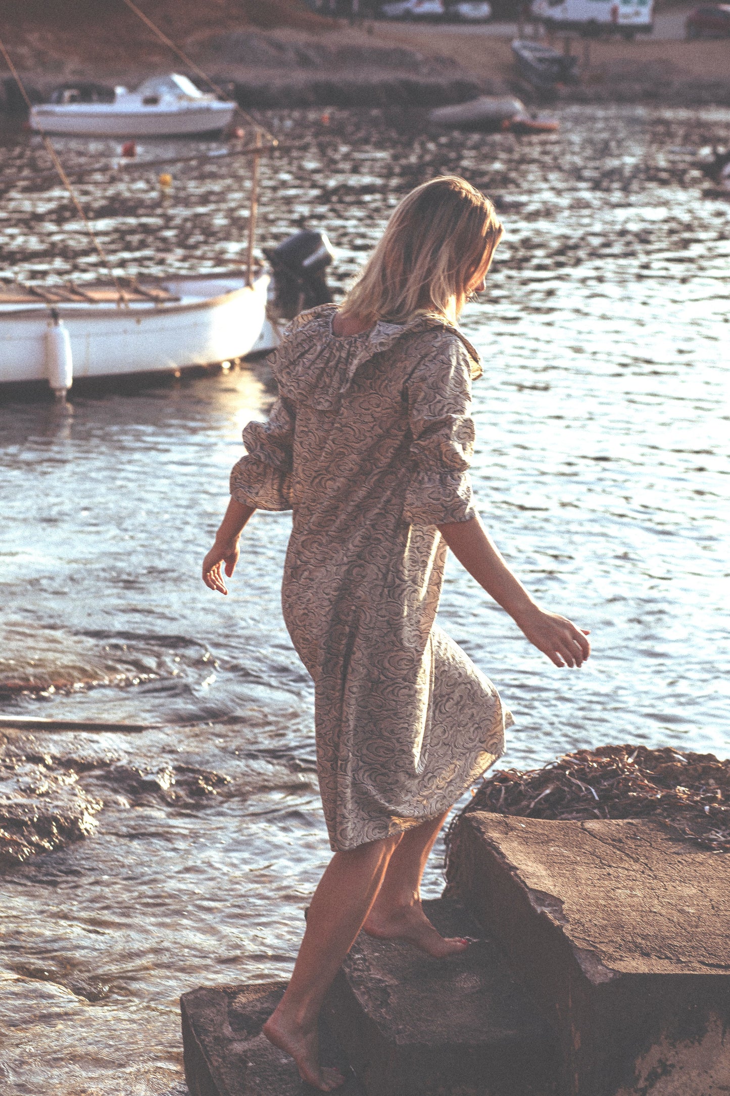 Kumo Clouds Dress - Print Sisters Loungewear