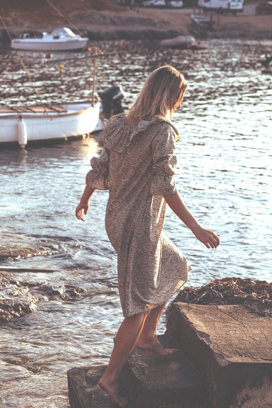 Kumo Clouds Dress - Print Sisters Loungewear